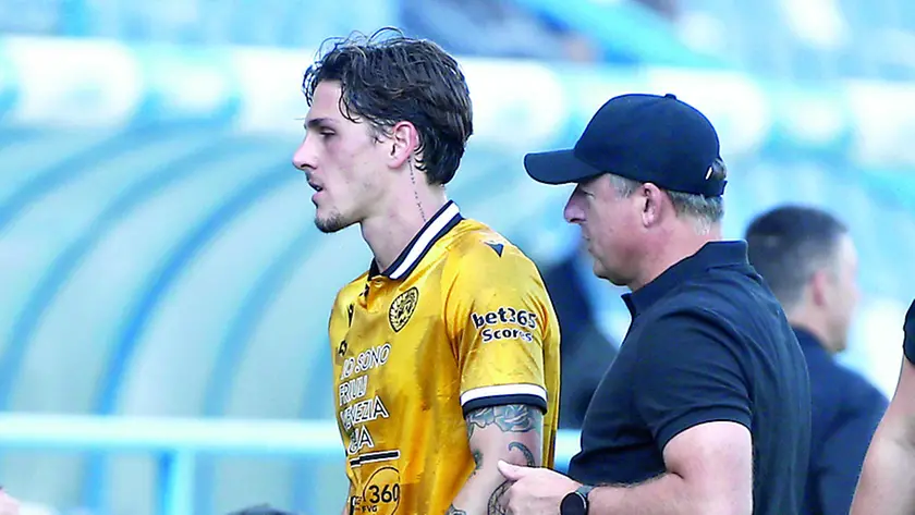 Runjaic e Zaniolo al Mapei Stadium (foto Petrussi)