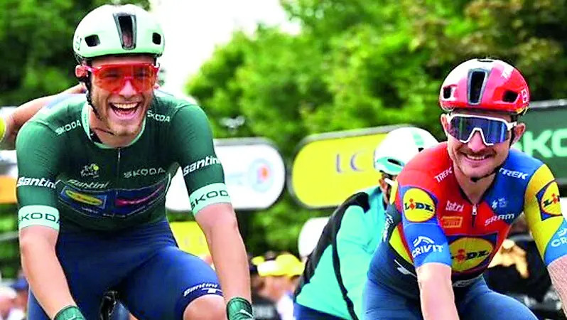 Jonathan Milan in maglia verde al Giro d'Italia: il bujese oggi compie 25 anni