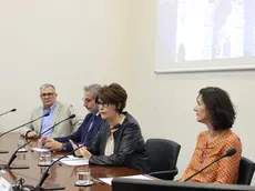 La conferenza stampa per la firma della Carta di Lorenzo. Foto Lasorte
