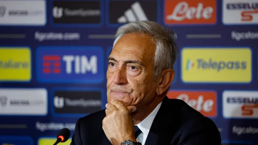 Il presidente della Figc Gabriele Gravina