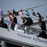 Viaggiatori al Trieste Airport