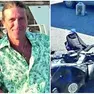 Stefano Paganello e, a destra, lo scooter in sella al quale viaggiava