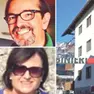 Le vittime, Maurizio Chisciotti e Patrizia Pontani, e l'abitazione a Forni di Sopra