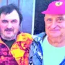 La vittima Paolo De Luca con, a destra, l’amico Cesare Pellegrini