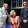 Gli attori protagonisti della commedia di Pirandello diretta da Roberto Valerio (foto Pino Le Pera)
