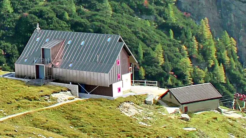 La foto del progetto di restauro del rifugio vincitrice del concorso
