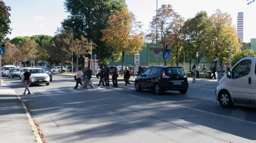 Il luogo dell’incidente di mercoledì mattina (Bonaventura)