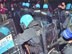 I due arrestati rischiano fino a 5 anni per i disordini al corteo pro Palestina di Udine (foto Petrussi)
