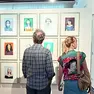 Visitatori alla mostra