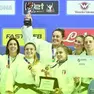 Asya Tavano festeggia con il tricolore a squadre di Ostia