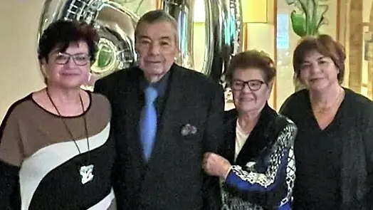 Da sinistra Donatella, Italo, Margherita e Manuela