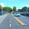 La pista ciclabile quella che collega il polo dei Rizzi al Santa Maria della Misericordia