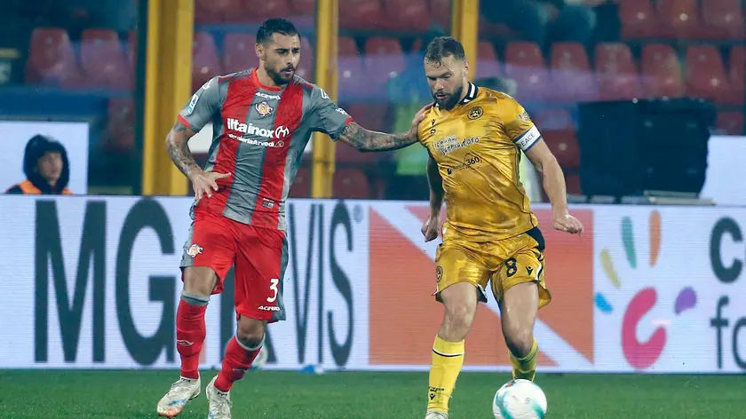 Karlström in azione durante il match contro la Cremonese. Foto Petrussi