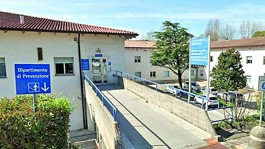 L’edificio che a Palmanova ospita anche il Centro di salute mentale