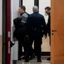 Erik Zorzi in aula per l'ultima udienza (foto Agenzia Bianchi)