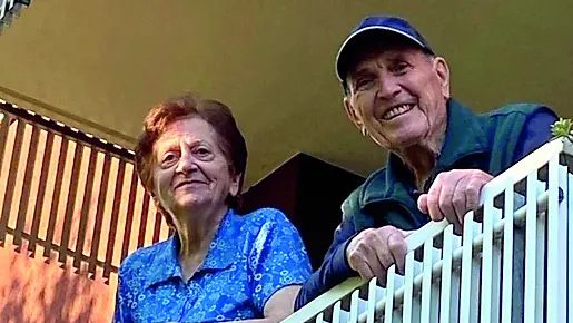 Teresina con Renzo: dopo 63 anni di matrimonio sono rimasti separati per soli cinque giorni