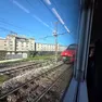 Il Frecciarossa fermo sui binari della Stazione centrale di Trieste