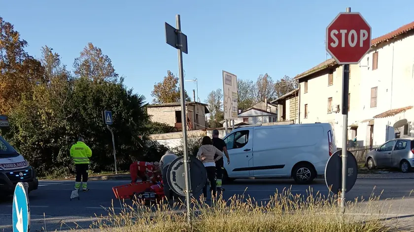 Il luogo dov'è stata investita l'anziana