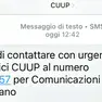 Il messaggio che è arrivato alla signora e che la invitava a chiamare il numero di telefono