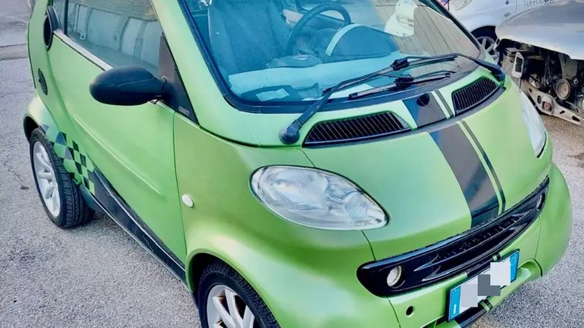 L'auto rubata a Sacile