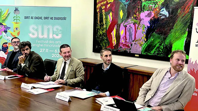 La presentazione del festival Suns Europe ieri mattina nella sede della Regione a Udine