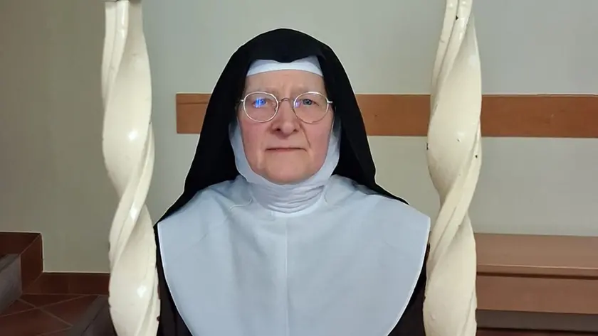 Suor Maria Zavagno eletta dalle consorelle badessa del monastero di clausura di Moggio Udinese