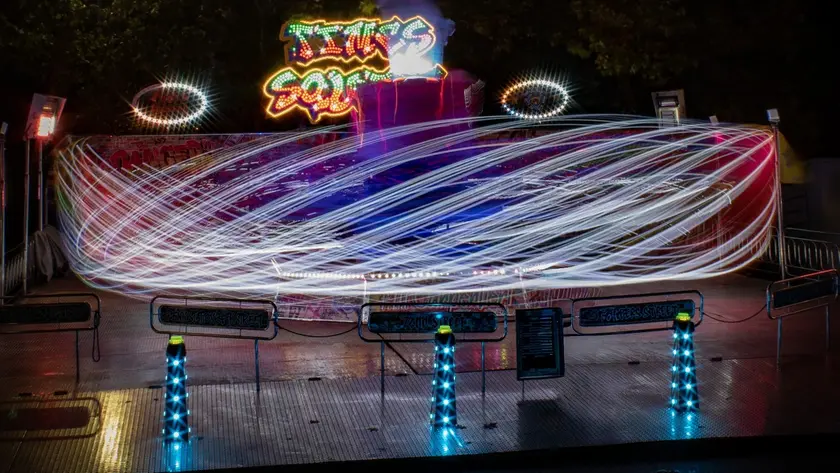 Una delle attrazioni del Luna Park (foto Elisa Copetti)