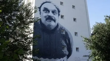 Il murale dedicato a Tavan