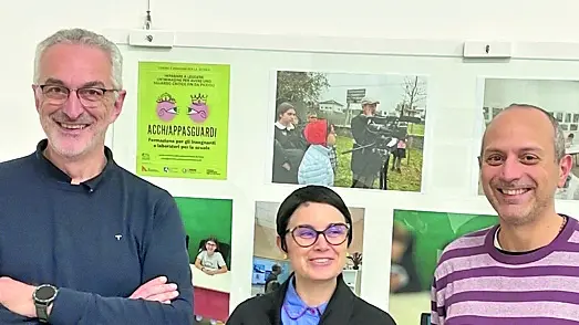 Il team di “Acchiappasguardi, impariamo facendo”