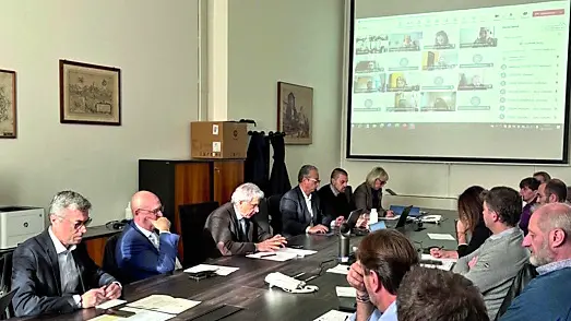 I partecipanti al tavolo tecnico convocato, giovedì mattina, in Prefettura