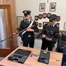 Le armi sequestrate dai carabinieri