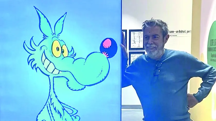 Il celebre Lupo Alberto e il suo creatore: Silver, pseudonimo di Guido Silvestri