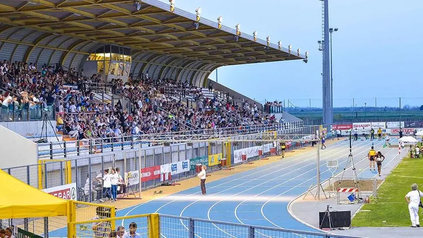 La pista di atletica di Lignano dove si svolgeranno le prove