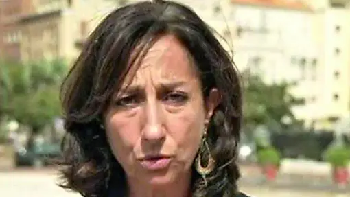 La giornalista Lucia Goracci, inviata di guerra della Rai