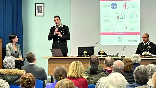 L’incontro informativo organizzato da Carabinieri e Comune