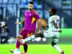 Hassane Kamara in chiusura su Celik all’Olimpico