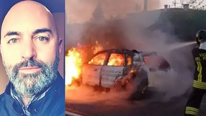 Giovanni Manucci e l'incendio sul luogo dell'incidente