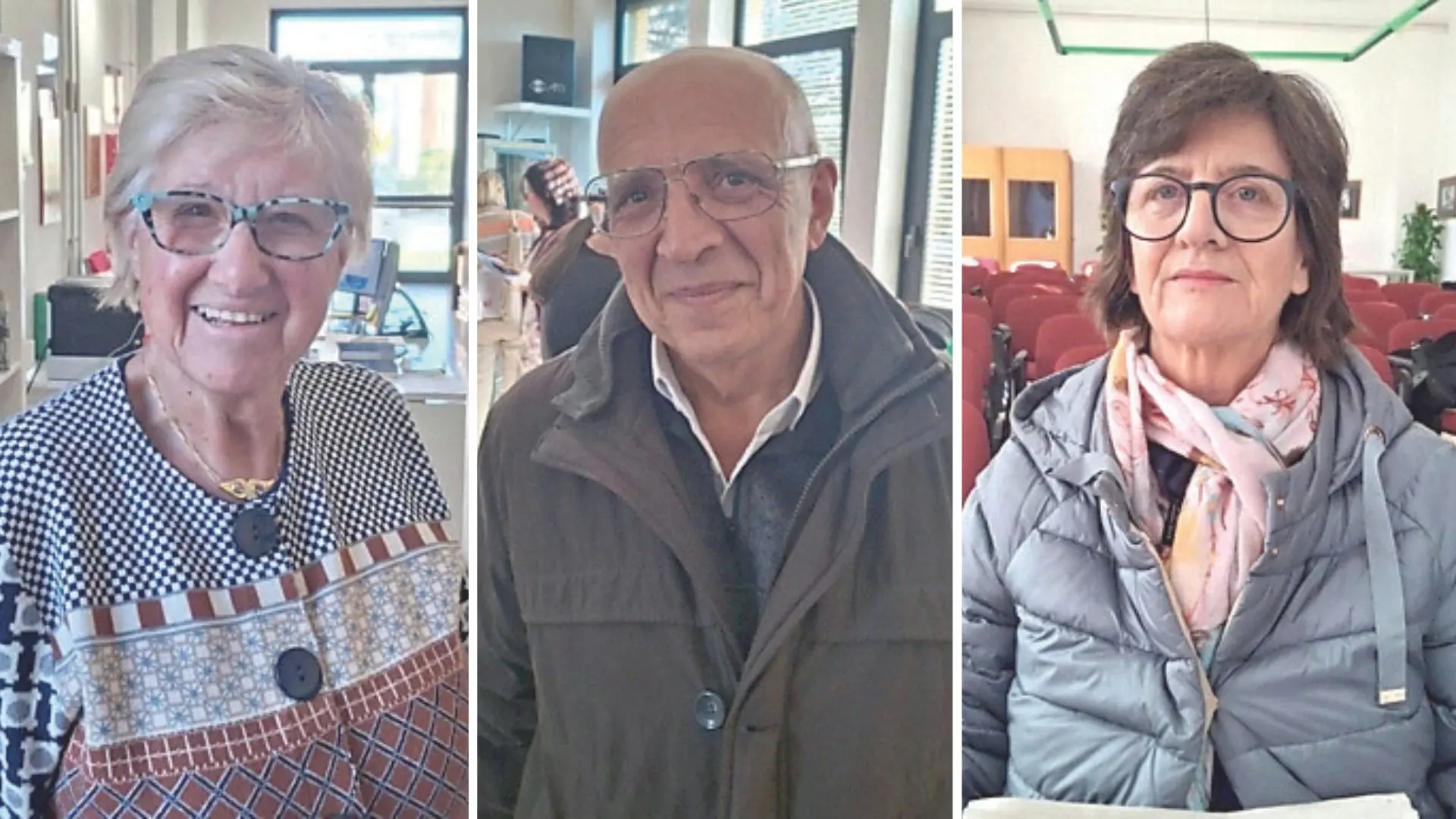 Da sinistra Maria Stella Masetto, Gianni Iezzi e Orietta Mazzolini (foto Petrussi)