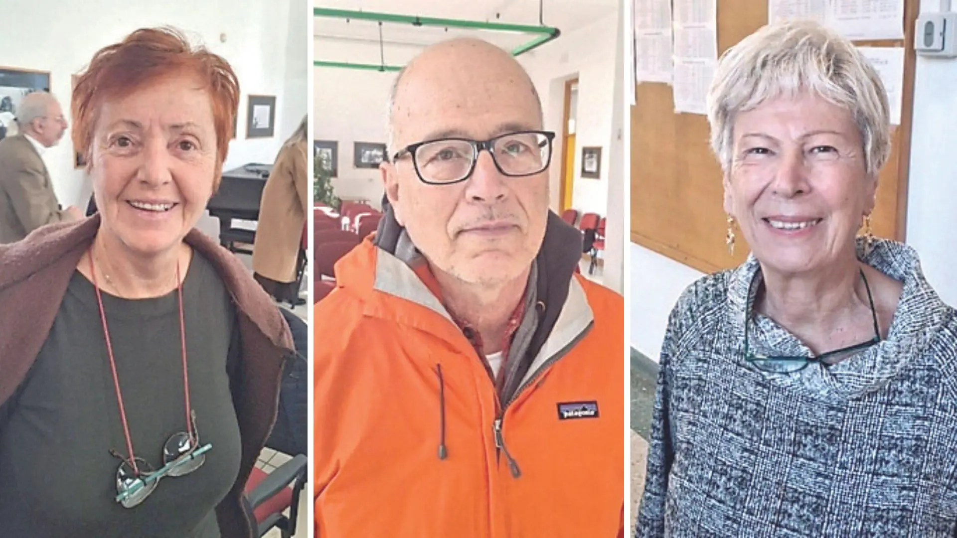 Da sinistra Angela Intilia, Paolo Laureati e Pina Raso (foto Petrussi)