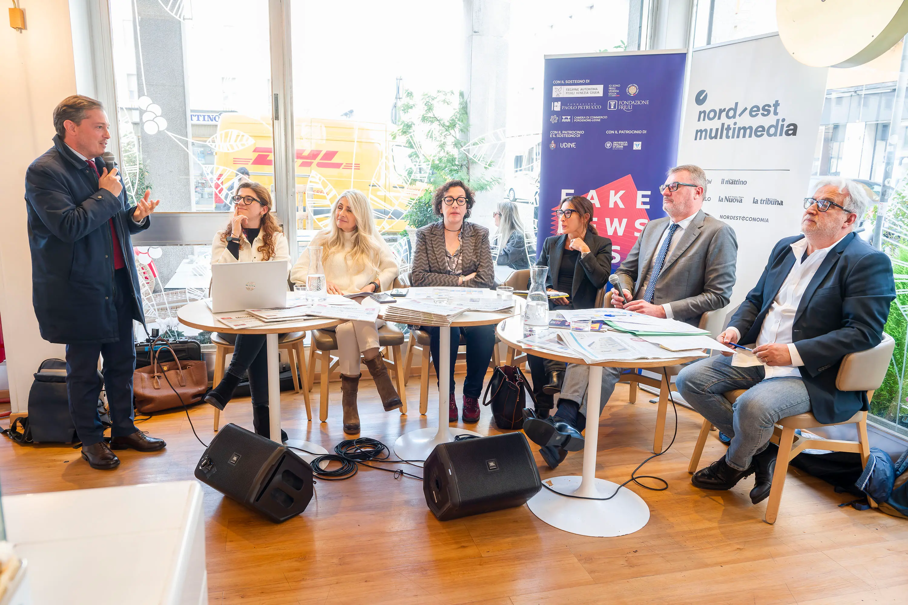 L'intervento del vicesindaco Venanzi. Foto Petrussi