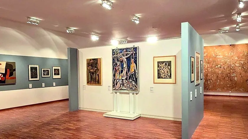 Il nuovo allestimento delle sale Basaldella a Casa Cavazzini curato dallo studio Avon