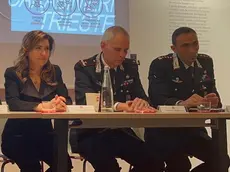 L’ad di Illycaffè Cristina Scocchia, con il generale Gabriele Vitagliano e il colonnello Gianluca Migliozzi