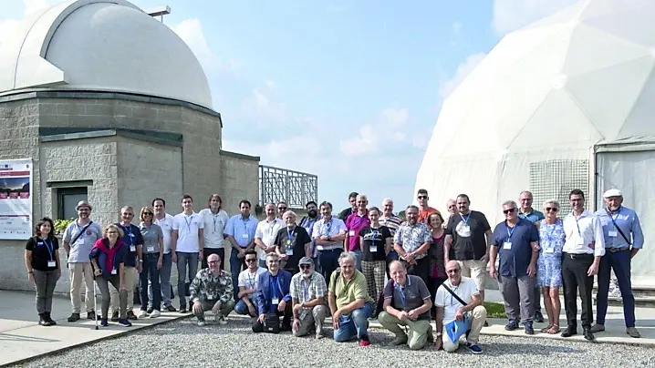 La formazione che segue l’attività del Circolo Culturale Astronomico di Farra d’Isonzo