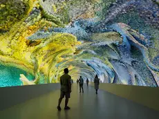 Un rendering dell’opera “Data Tunnel”