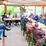 Amministratori, referenti delle associazioni e cittadini al caffè del Messaggero Veneto ospitato nell’agriturismo La Fattoria a Pavia di Udine Foto Petrussi