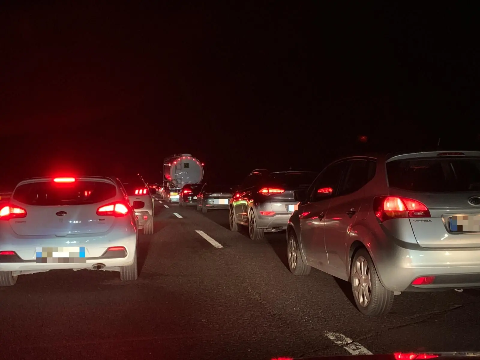 La coda in autostrada