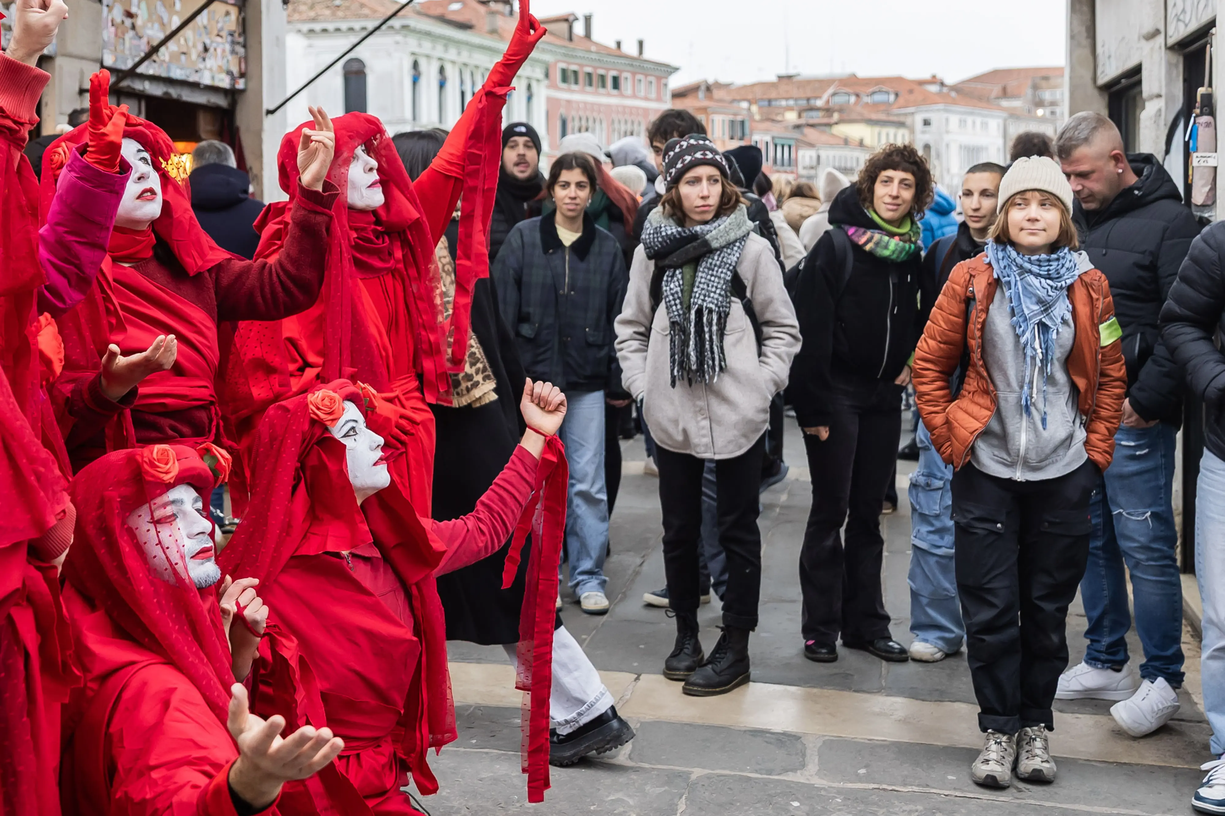 Greta Thunberg a Venezia