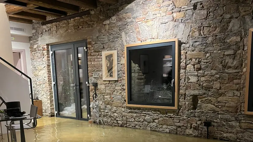 Il ristorante di Antonia Klugmann sott'acqua lo scorso 17 novembre