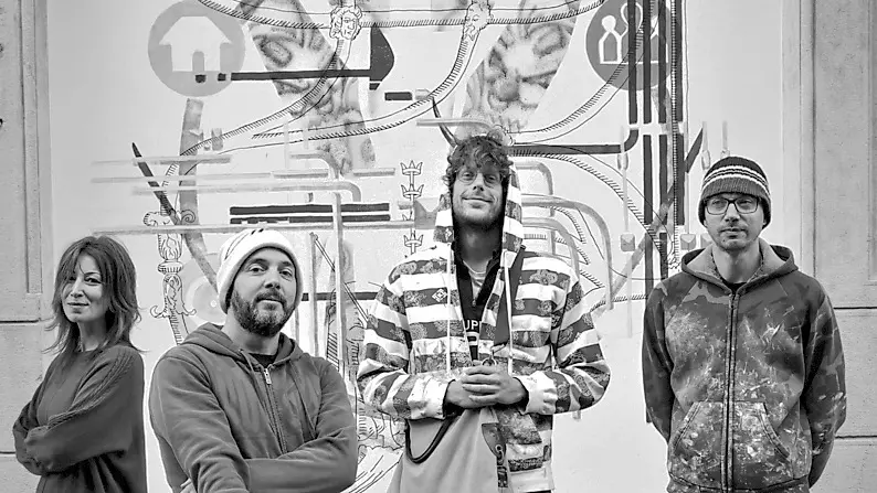 Alcuni protagonisti della mostra collettiva a Casa Cavazzini “Outsiders - The Urban-Art Paradox”