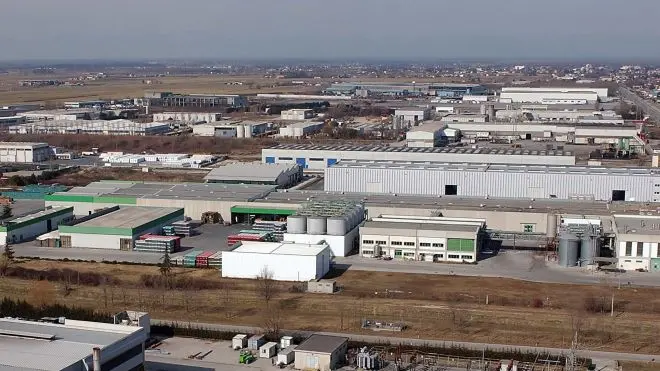 La zona industriale Aussa Corno, dov'è avvenuto l'incidente